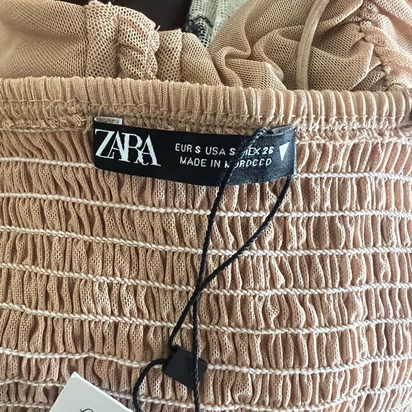 NWT Zara Toole Crop Top - Picture 9 of 10
